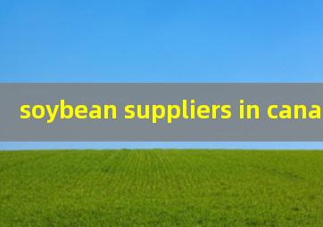  soybean suppliers in canada